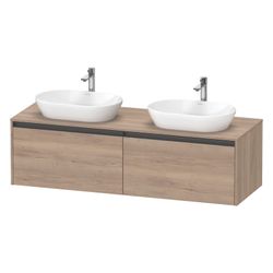 Duravit Ketho.2 Konsolenwaschtischunterbau wandh 550x1600x459mm B, Eiche Marmo... DURAVIT-K24889B55550000 4067116350524 (Abb. 1)