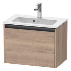 Duravit Ketho.2 Waschtischunterbau wandh. 390x610x440mm, Compact Eiche Marmori... DURAVIT-K25055055550000 4067116351361 (Abb. 1)