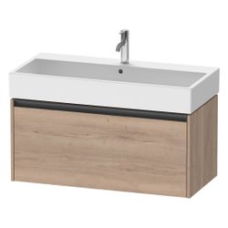 Duravit Ketho.2 Waschtischunterbau wandh. 460x984x440mm, Eiche Marmoriert Matt... DURAVIT-K25078055550000 4067116357356 (Abb. 1)