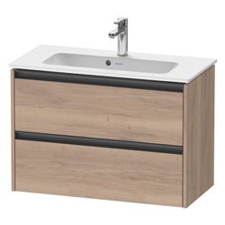 Duravit Ketho.2 Waschtischunterbau wandhäng. 390x810x549mm, Compact, Eiche Mar... DURAVIT-K25256055550000 4067116357448 (Abb. 1)