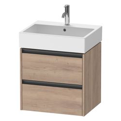 Duravit Ketho.2 Waschtischunterbau wandhäng. 460x584x549mm, Eiche Marmoriert M... DURAVIT-K25275055550000 4067116356885 (Abb. 1)