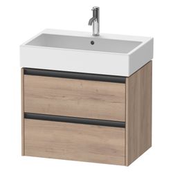 Duravit Ketho.2 Waschtischunterbau wandhäng. 460x684x549mm, Eiche Marmoriert M... DURAVIT-K25276055550000 4067116356861 (Abb. 1)