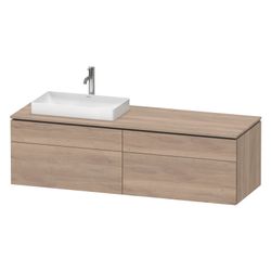 Duravit L-Cube Konsolenwaschtischunterbau wandh 550x1620x482mm L, Eiche Marmor... DURAVIT-LC4871L55550000 4067116355215 (Abb. 1)