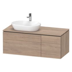 Duravit L-Cube Konsolen-WTU wandh. 550x1220x482mm Eiche Marmoriert Matt, mitti... DURAVIT-LC4876055550000 4067116355048 (Abb. 1)