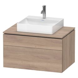 Duravit L-Cube Konsolenwaschtischunterbau wandh 550x820x482mm Eiche Marmoriert... DURAVIT-LC4880055550000 4067116375428 (Abb. 1)