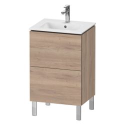 Duravit L-Cube Waschtischunterbau bodenst. 421x520x704mm Eiche Marmoriert Matt, Gr... DURAVIT-LC667105555 4067116351699 (Abb. 1)