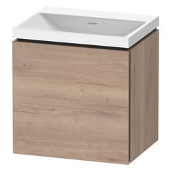 Duravit L-Cube Waschtisch-Set C-shaped wh Dekor 350x450x480mm, 1 Tür L, Eiche ... DURAVIT-LC6948N55550000 4067116350692 (Abb. 1)