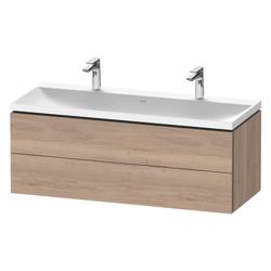 Duravit L-Cube Waschtisch-Set C-shaped wh Echtholzfurnier, 480x1200x480mm, Eic... DURAVIT-LC6954O55550000 4067116347982 (Abb. 1)