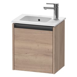 Duravit Ketho.2 Waschtischunterbau wandh. 292x410x440mm, L, Eiche Mar. Matt Gr... DURAVIT-K25060L55550000 4067116351385 (Abb. 1)