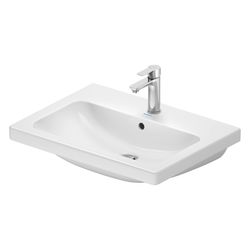 Duravit D-Code Waschtisch 480x650x165mm wandhäng. Weiß Hochglanz Rund 1 WP M 1 HL M... DURAVIT-2399650000 4067116339147 (Abb. 1)
