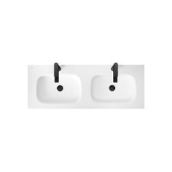 Duravit Sivida Waschtisch 485x1290x110mm Weiß Seidenmatt rechteckig 1 HL L/R ohne Ü... DURAVIT-2650043200 4067116415926 (Abb. 1)