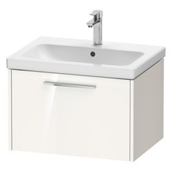 Duravit D-Code Waschtischunterbau wandhäng. 460x634x400mm, Weiß Hochglanz, 1 A... DURAVIT-DC4666010220000 4067116373585 (Abb. 1)