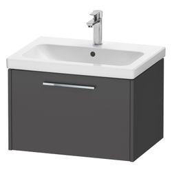 Duravit D-Code Waschtischunterbau wandhäng. 460x634x400mm, Graphit Matt, 1 Aus... DURAVIT-DC4666010490000 4067116373509 (Abb. 1)