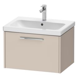 Duravit D-Code Waschtischunterbau wandhäng. 460x634x400mm, Taupe Matt, 1 Auszu... DURAVIT-DC4666010910000 4067116367799 (Abb. 1)