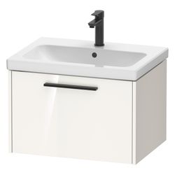 Duravit D-Code Waschtischunterbau wandh. 460x634x400mm, Weiß Hochglanz, 1 Ausz... DURAVIT-DC46660BD220000 4067116373394 (Abb. 1)