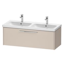 Duravit D-Code Waschtischunterbau wandhäng. 460x1184x400mm, Taupe Matt, 1 Ausz... DURAVIT-DC4669010910000 4067116374322 (Abb. 1)