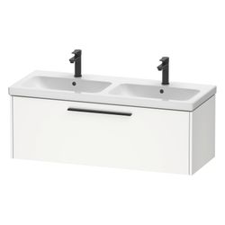 Duravit D-Code Waschtischunterbau wandh. 460x1184x400mm, Mattweiß, 1 Auszug, G... DURAVIT-DC46690BD180000 4067116370010 (Abb. 1)