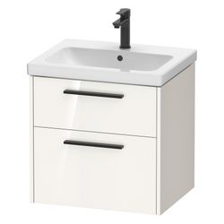 Duravit D-Code Waschtischunterbau wandh. 460x584x555mm Weiß Hochglanz, 1 Auszu... DURAVIT-DC46700BD220000 4067116374452 (Abb. 1)