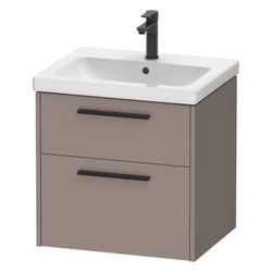 Duravit D-Code Waschtischunterbau wandh. 460x584x555mm Basalt Matt, 1 Auszug/S... DURAVIT-DC46700BD430000 4067116374377 (Abb. 1)