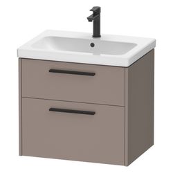 Duravit D-Code Waschtischunterbau wandh. 460x634x555mm Basalt Matt, 1 Auszug/S... DURAVIT-DC46710BD430000 4067116371277 (Abb. 1)