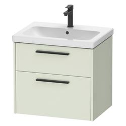 Duravit D-Code Waschtischunterbau wandh. 460x634x555mm Blassgrün Matt, 1 Auszu... DURAVIT-DC46710BDHH0000 4067116371307 (Abb. 1)