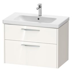 Duravit D-Code Waschtischunterbau wandh. 460x784x555mm, Weiß Hochglanz, 1 Ausz... DURAVIT-DC4672010220000 4067116371994 (Abb. 1)