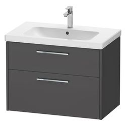 Duravit D-Code Waschtischunterbau wandh. 460x784x555mm, Graphit Matt, 1 Auszug... DURAVIT-DC4672010490000 4067116371987 (Abb. 1)
