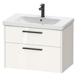 Duravit D-Code Waschtischunterbau wandh. 460x784x555mm Weiß Hochglanz, 1 Auszu... DURAVIT-DC46720BD220000 4067116371710 (Abb. 1)