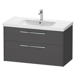 Duravit D-Code Waschtischunterbau wandh. 460x984x555mm, Graphit Matt, 1 Auszug... DURAVIT-DC4673010490000 4067116372137 (Abb. 1)