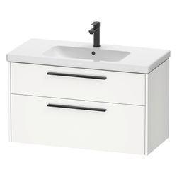 Duravit D-Code Waschtischunterbau wandhäng. 460x984x555mm, Mattweiß, 1 AZ/SK, ... DURAVIT-DC46730BD180000 4067116372007 (Abb. 1)