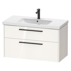 Duravit D-Code Waschtischunterbau wandh. 460x984x555mm Weiß Hochglanz, 1 Auszu... DURAVIT-DC46730BD220000 4067116372069 (Abb. 1)