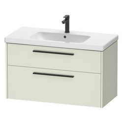 Duravit D-Code Waschtischunterbau wandh. 460x984x555mm Blassgrün Matt, 1 Auszu... DURAVIT-DC46730BDHH0000 4067116372045 (Abb. 1)