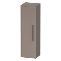 Duravit D-Code Halbhochschrank Dekor 360x400x1320mm Basalt Matt, 1 Tür L 2 Gla... DURAVIT-DC1338LBD430000 4067116374636 (Abb. 1)