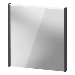 Duravit D-Code Spiegel Wandmontage 50x650x700mm Graphit Matt LED oben 5W Betät... DURAVIT-DC7076049490000 4067116376449 (Abb. 1)