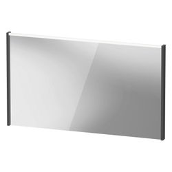Duravit D-Code Spiegel Wandmontage 50x1200x700mm Graphit Matt LED oben 9W Betä... DURAVIT-DC7079049490000 4067116376647 (Abb. 1)