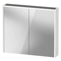 Duravit D-Code Spiegelschrank Wandmontage 148x800x700mm, Weiß, 2 Türen L/R, 2 ... DURAVIT-DC7106018180000 4067116367645 (Abb. 1)