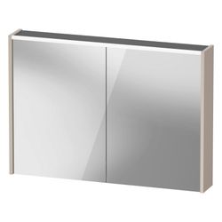 Duravit D-Code Spiegelschrank Wandmontage 148x1000x700mm, Taupe, 2 Türen L/R, ... DURAVIT-DC7107091911000 4067116379532 (Abb. 1)