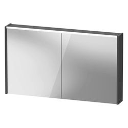 Duravit D-Code Spiegelschrank Wandmontage 148x1200x700mm, Graphit, 2 Türen L/R... DURAVIT-DC7108049490000 4067116379808 (Abb. 1)