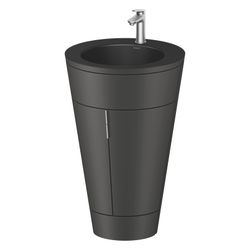 Duravit Starck 1 Waschtisch-Set C-bonded bds Lack 605x560x864mm, Graphit SM/Ma... DURAVIT-S19514O70580000 4067116426458 (Abb. 1)