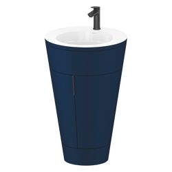 Duravit Starck 1 Waschtisch-Set C-bonded bds Lack 605x560x864mm, Nachtblau SM/... DURAVIT-S19513OBD980000 4067116425376 (Abb. 1)