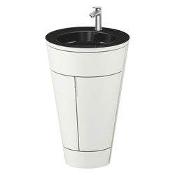 Duravit Starck 1 Waschtisch-Set C-bonded bds Lack 605x560x864mm, Nordic Weiß S... DURAVIT-S19515O70390000 4067116426816 (Abb. 1)