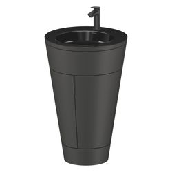 Duravit Starck 1 Waschtisch-Set C-bonded bds Lack 605x560x864mm, Graphit SM/Sc... DURAVIT-S19515OBD580000 4067116426915 (Abb. 1)