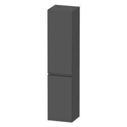 Duravit Sivida Hochschrank Dekor 374x400x1770mm Graphit Matt, 2 Türen R, Griff... DURAVIT-SV1370RBD490000 4067116399646 (Abb. 1)
