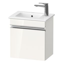 Duravit Sivida Waschtischunterbau wh 287x400x443mm R, Weiß Hochglanz, Grifflei... DURAVIT-SV4642R10220000 4067116389999 (Abb. 1)