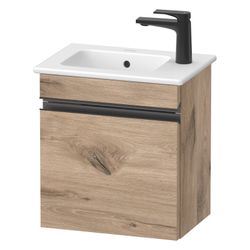 Duravit Sivida Waschtischunterbau wandh. 287x400x443mm L, Eiche Mar. Matt, Gri... DURAVIT-SV4642LBD550000 4067116390490 (Abb. 1)