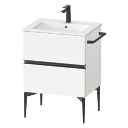 Duravit Sivida Waschtischunterbau bodenstehend 477x610x591mm B, Mattweiß, Grif... DURAVIT-SV46430BD180000 4067116391251 (Abb. 1)