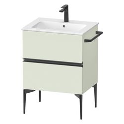 Duravit Sivida Waschtischunterbau bodenstehend 477x610x591mm, B, Blassgrün Mat... DURAVIT-SV46430BDHH0000 4067116390872 (Abb. 1)