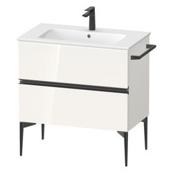 Duravit Sivida Waschtischunterbau bodenstehend 477x810x591mm, B, Weiß Hochglan... DURAVIT-SV46440BD220000 4067116391534 (Abb. 1)