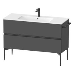 Duravit Sivida Waschtischunterbau bodenstehend 477x1210x591mm, B, Graphit Matt... DURAVIT-SV46460BD490000 4067116392593 (Abb. 1)