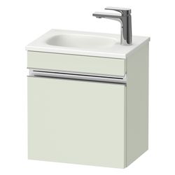 Duravit Sivida Waschtischunterbau wandh. 295x400x440mm R, Blassgrün Matt, Grif... DURAVIT-SV4649R10HH0000 4067116393293 (Abb. 1)
